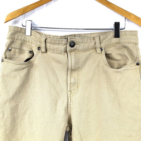 Stitches and Rivets Tan/Khaki Men's Jeans/Pants 34 x 32 Straight 54272 Stretch - Picture 2 of 7